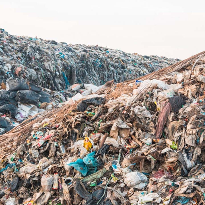 Landfill in city,Thailand