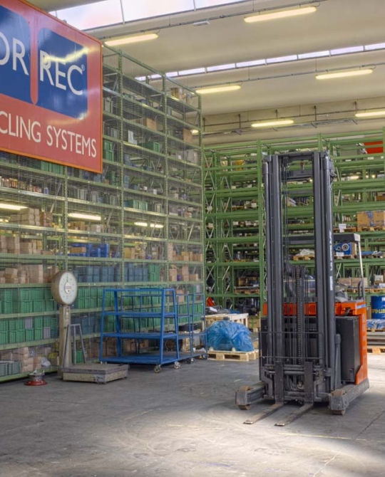 Almacén de piezas de repuesto